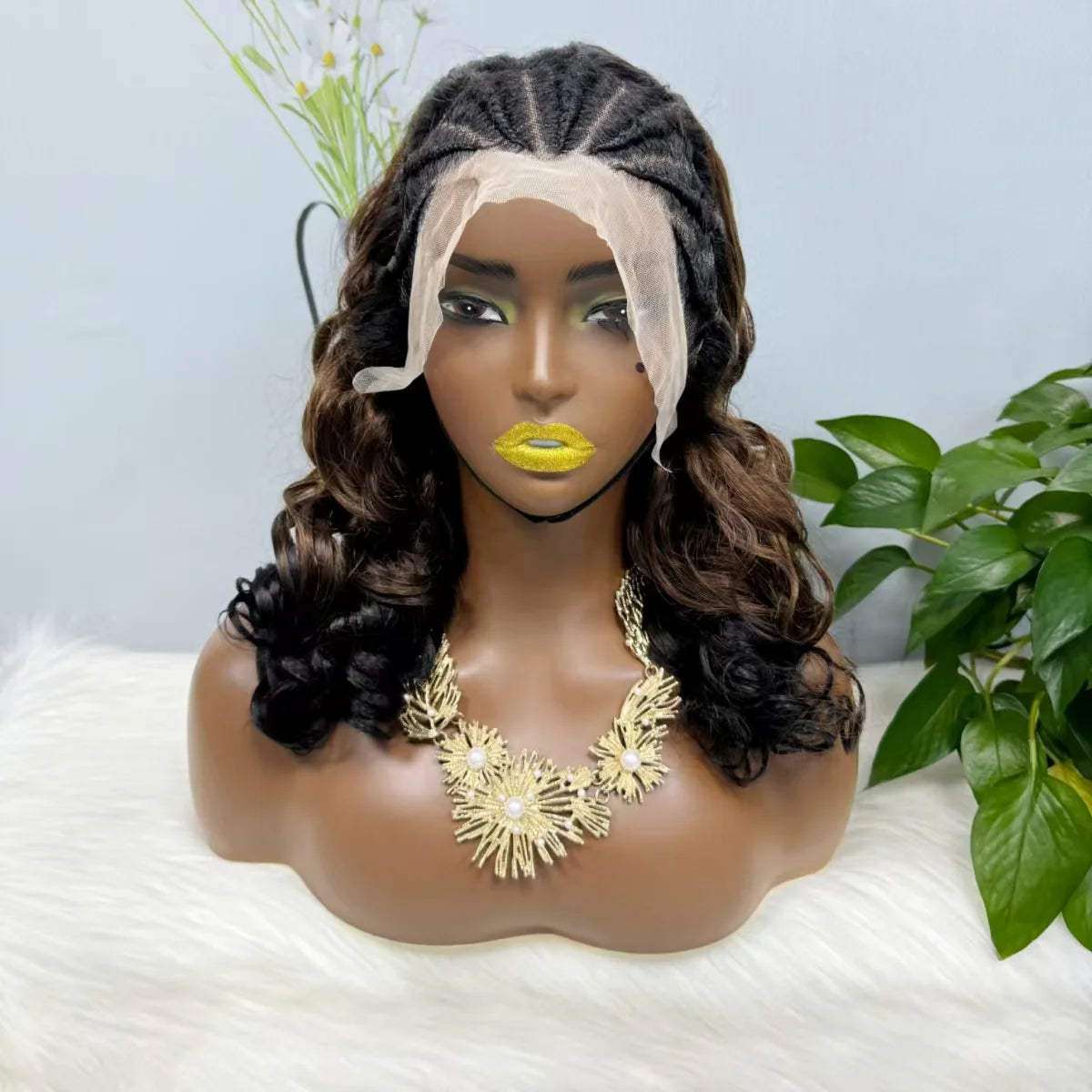 13*4 Briad Lace Wig Loose Natural Virgin Human Hair Wig Color 1BT4T1B
