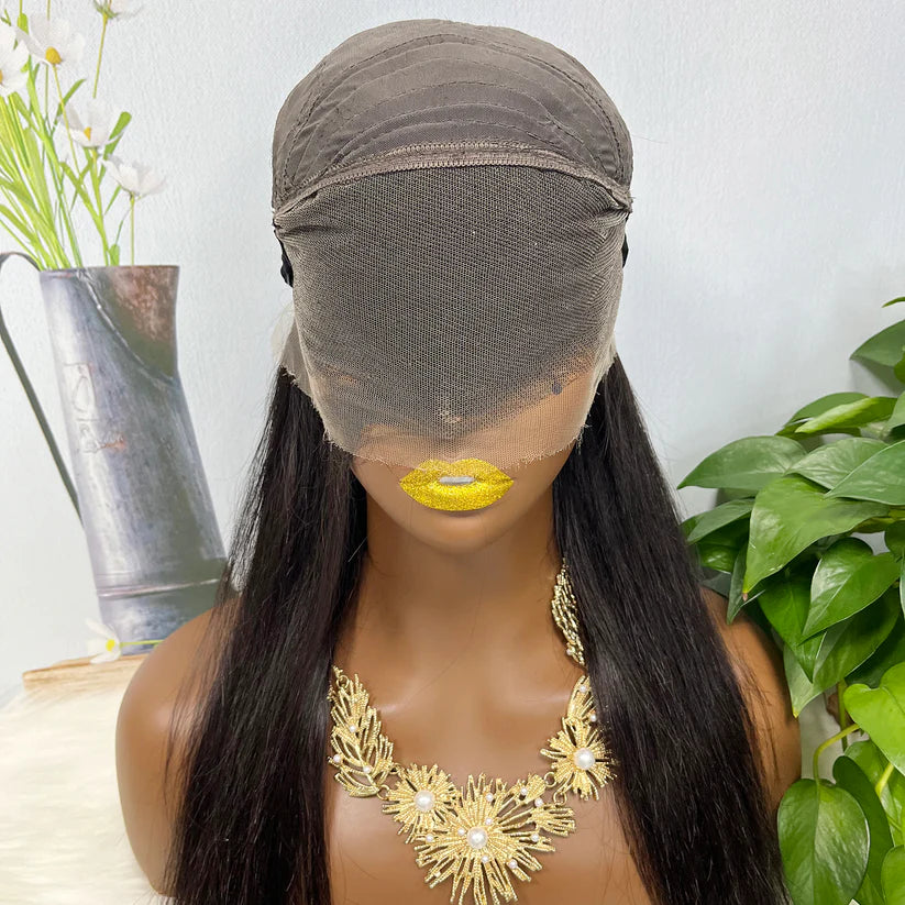 13*4 HD Lace Wig Straight Natural Color Virgin Human Hair Wigs Color NC