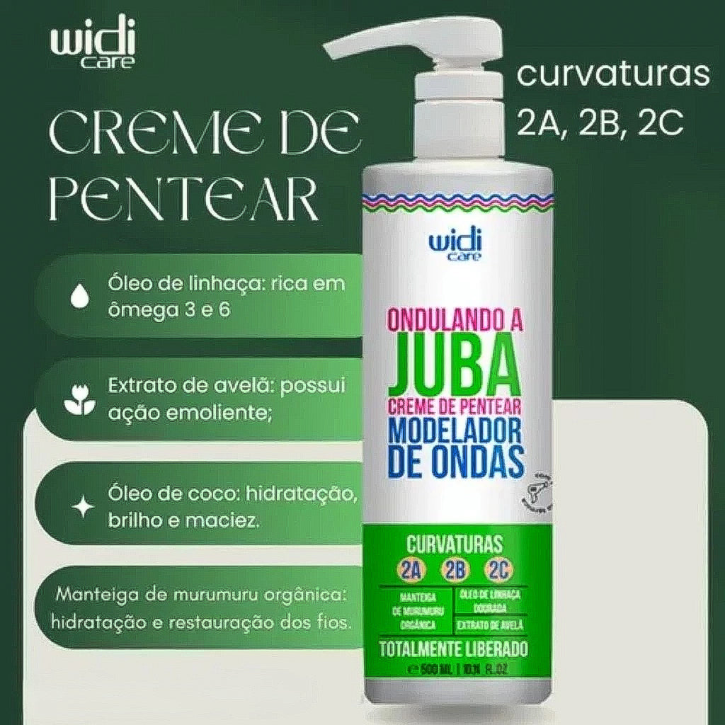 Widi Care Juba Creme de Pentear Ondulando 500ml