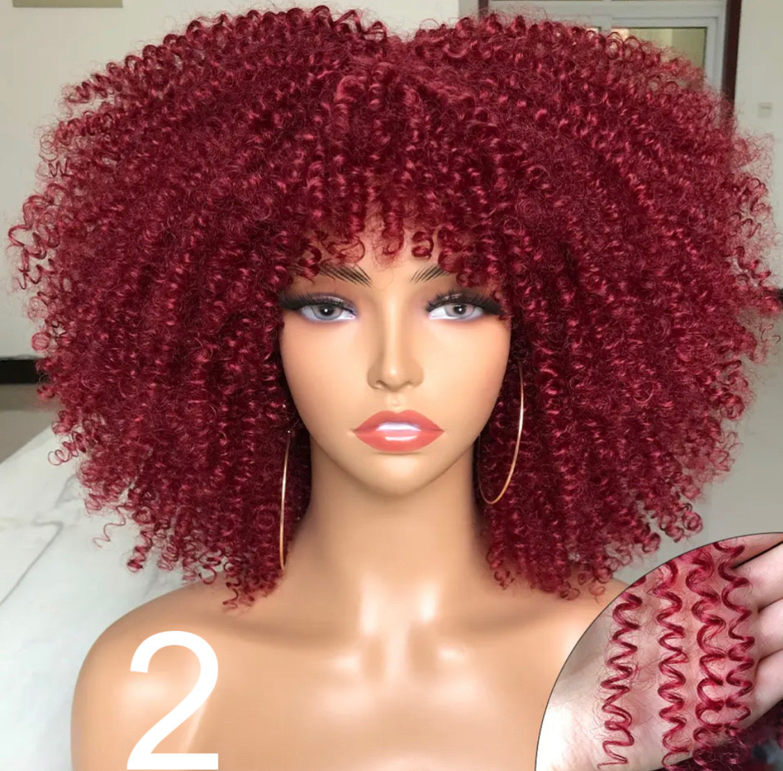 Wig Afro kiki