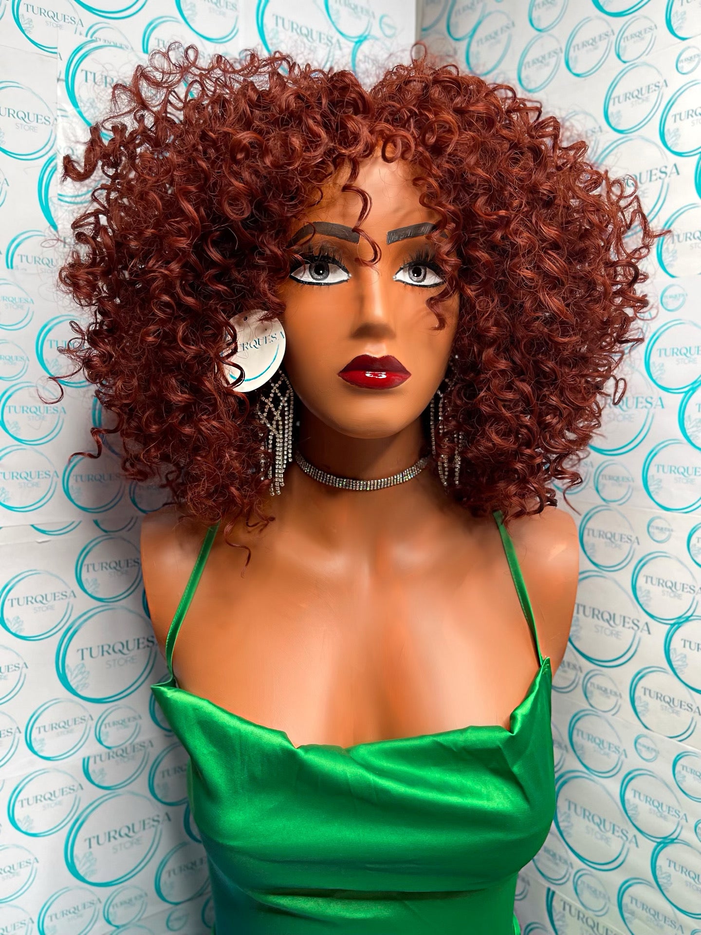 WIG CACHEADA RUIVA