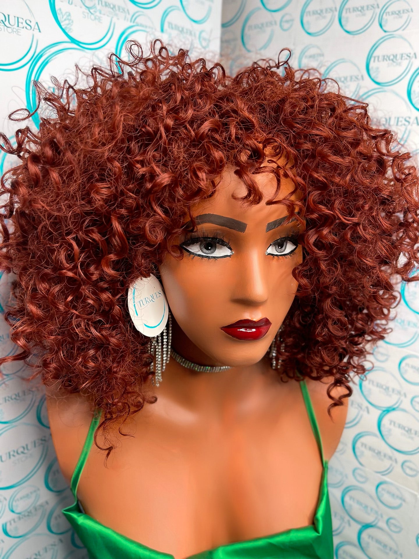 WIG CACHEADA RUIVA
