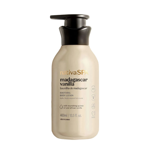 Loção Hidratante Nativa SPA Baunilha de Madagascar, 400ml