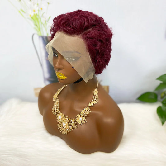 13*4 Wig Sasson996 Virgin Human Hair Lace Wigs Color 99J Regular
