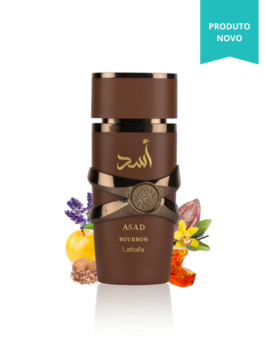 Perfume Lattafa Asad Bourbon Eau de Parfum Masculino 100ml
